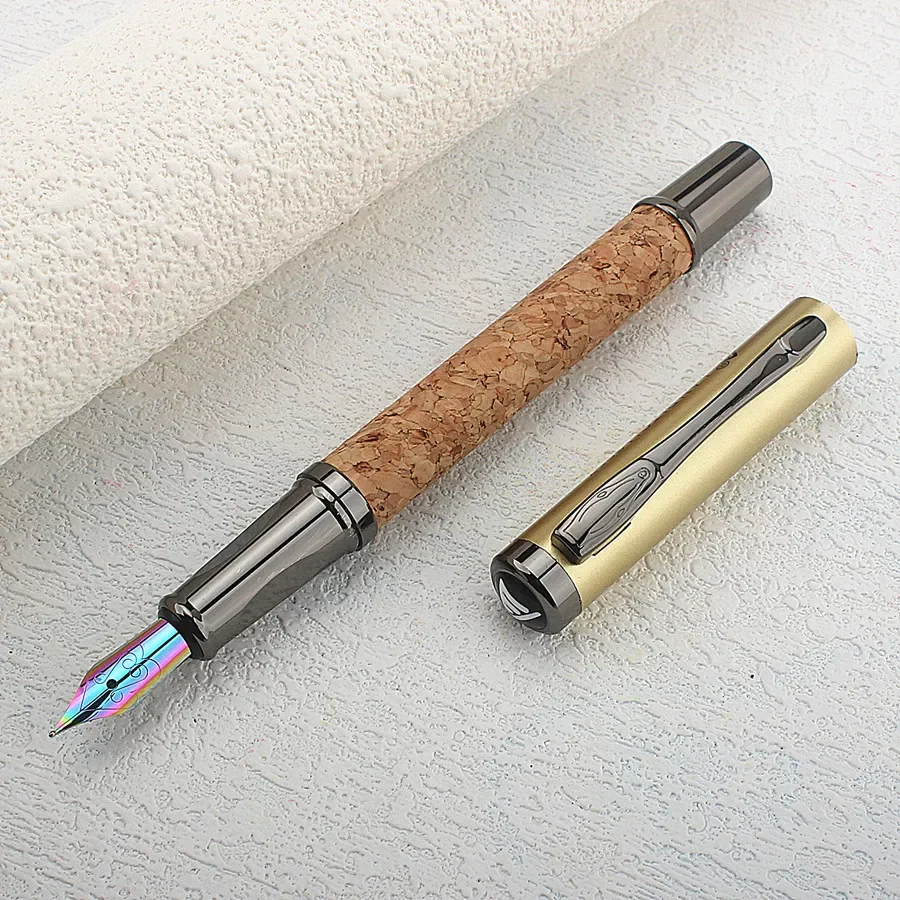 Luxury Business Fountain Pen 0.7MM Nib Stationery Office School Supplies Gift Ink Pens