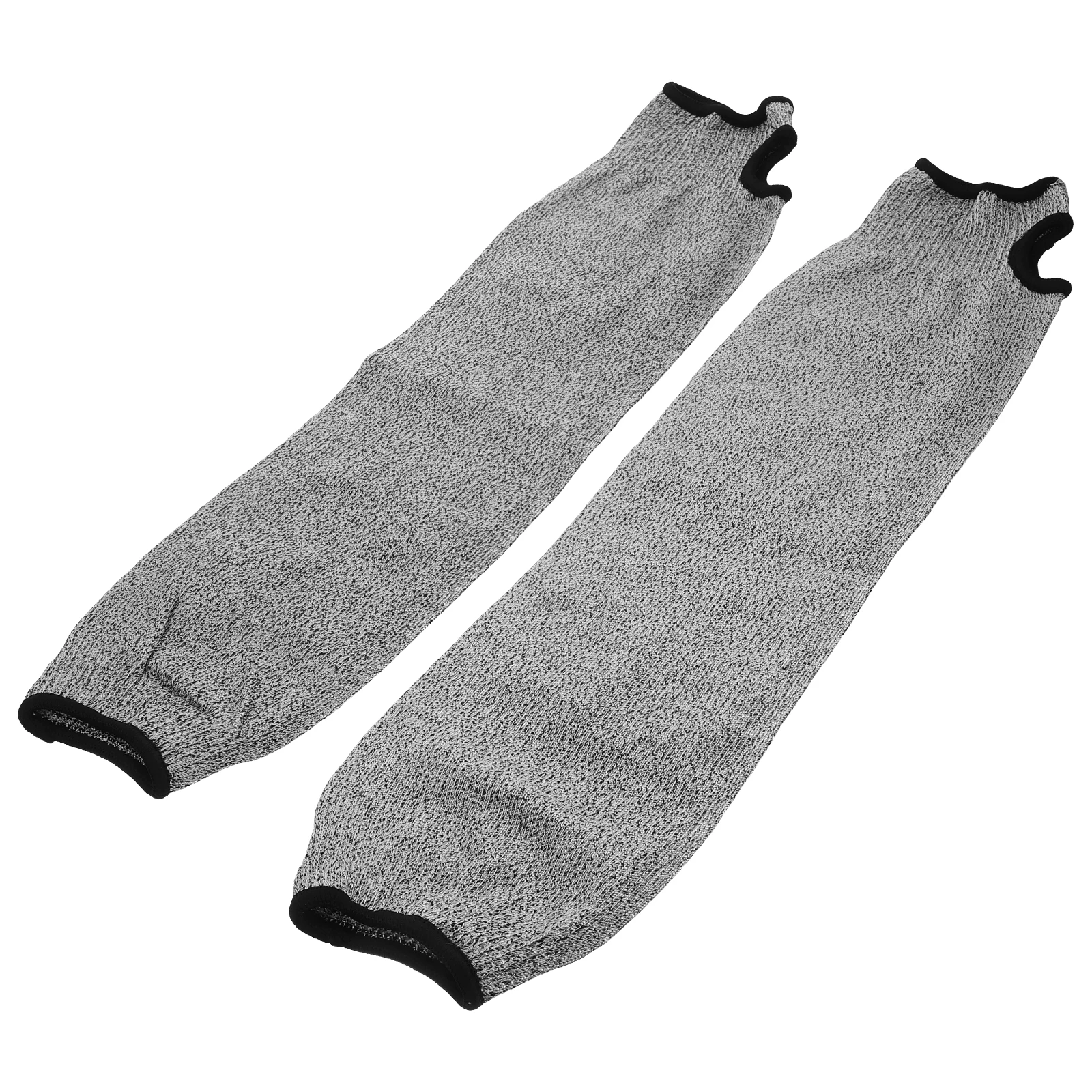 

2pcs Anti-cut Arm Protector 45cm Gray White Protective Sleeve Cut Resistant Forearm Guard Gardening Welding Work