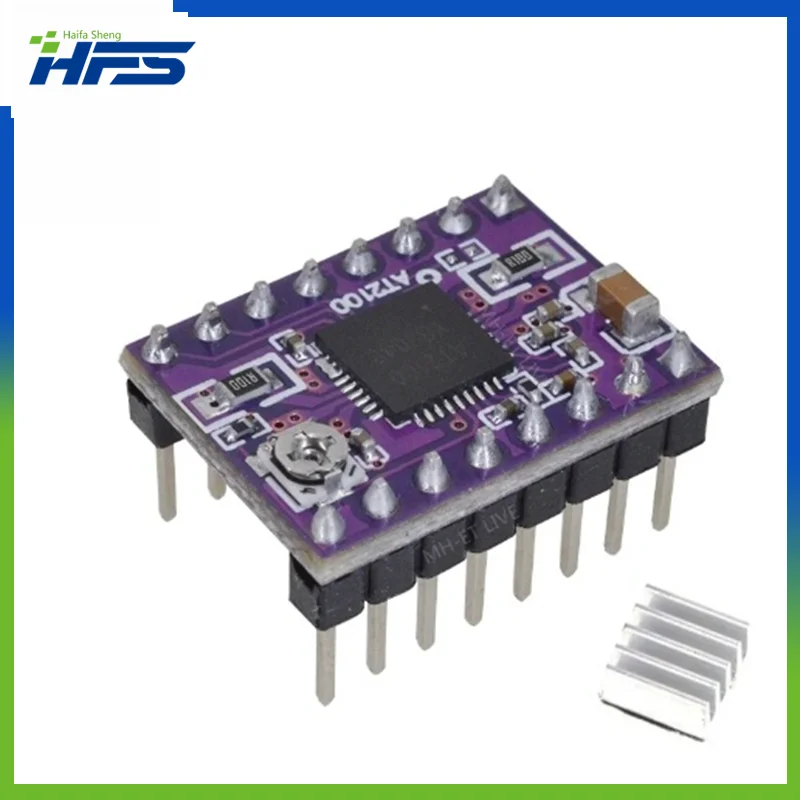 

AT2100 Stepstick Stepper Motor Driver Module instead TMC2100 TMC2208 With Heat Sink Super Silent For 3D Printing Motherboard