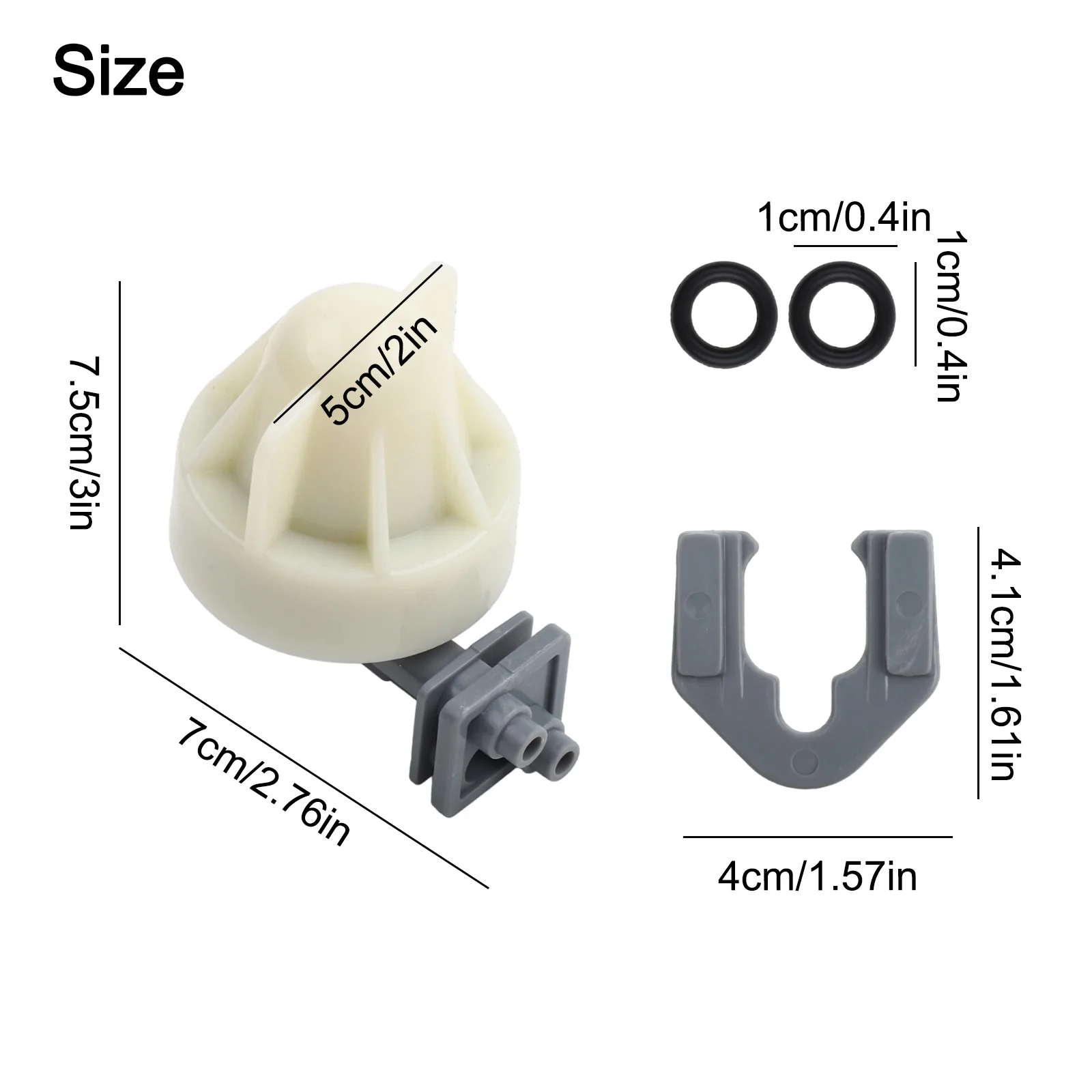 Efficient Installation Water Softener Nozzle Kit Designed to Prevent Leaks Compatible with Part Numbers 7187065