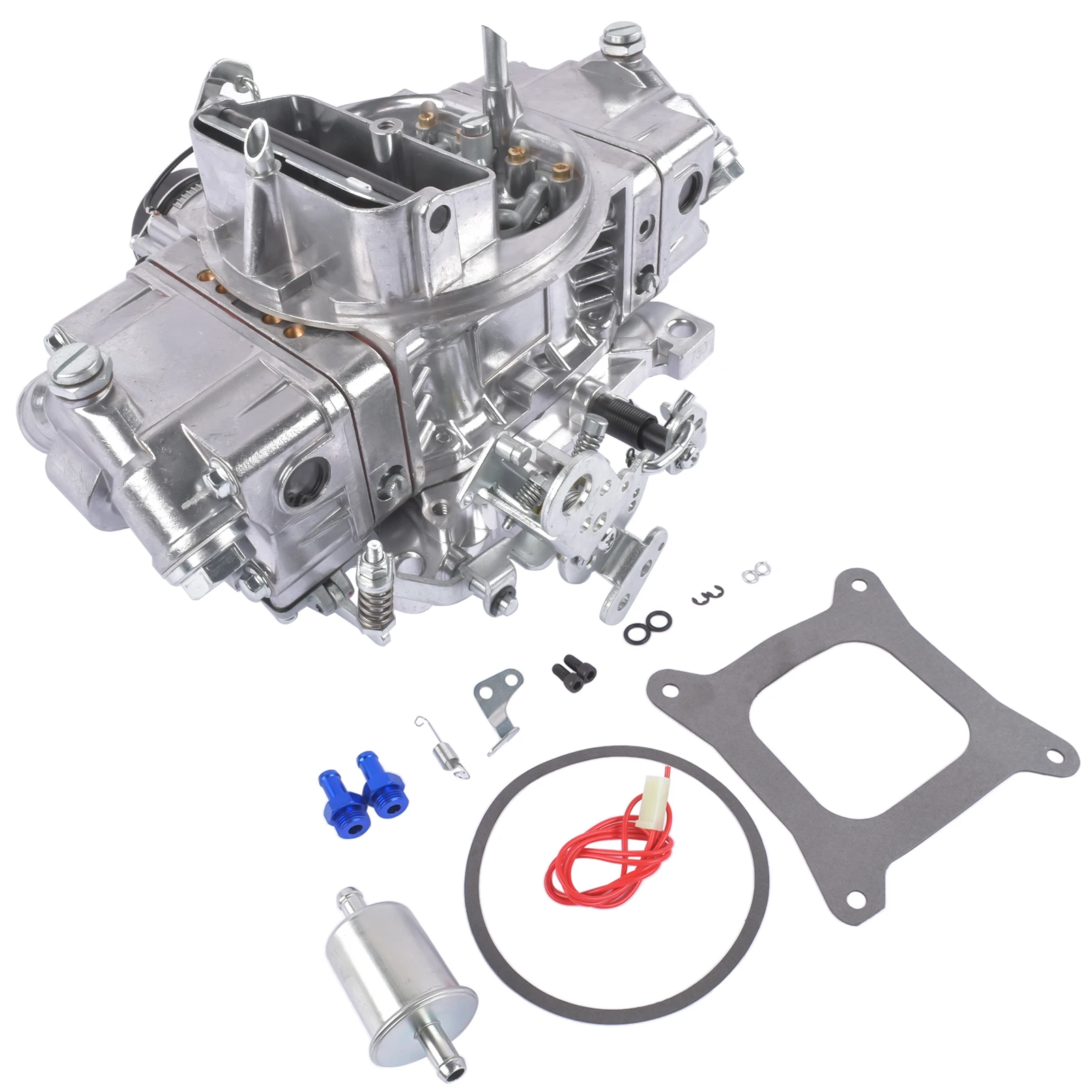 AP01 Per Holley Quickfuel Brawler 750 CFM Doppia Pompa 4 Barili Carburatore E-Choke