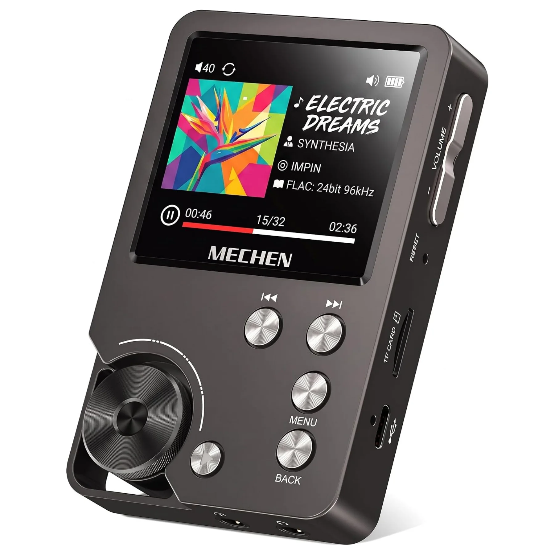 MECHEN High Quality Lossless MP3 Player Support Up to 256GB (M30 HIFI)