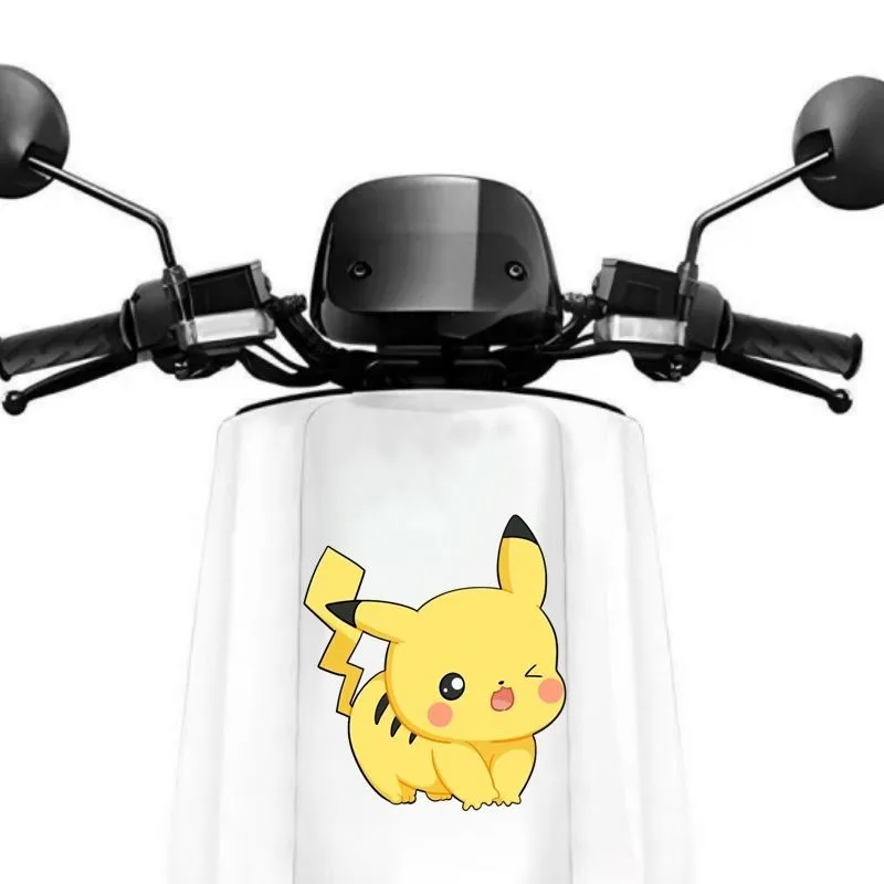 ملصقات البوكيمون اللطيفة بيكاتشو أنيمي شخصية ملصق ديكور سيارة دراجة نارية الوفير الإبداعية ملصقات الكرتون مقاوم للماء #5