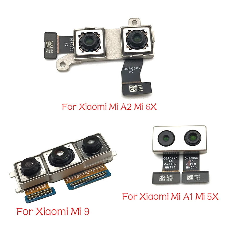 New Back Rear Camera Module Flex Cable For Xiaomi Mi 9 9T 5S 8 Lite 8Se Mi A1 5X /Mi A2 6X / A2 Lite Pocophone F1 Camera Repair