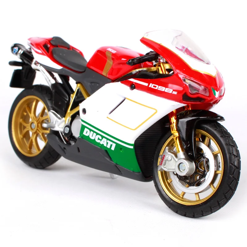 Maisto 1:18 Ducati 1098S Alloy Sports Motorcycle Model Simulation Diecasts Cross-country Racing Motorcycle Model Kids Toys Gifts