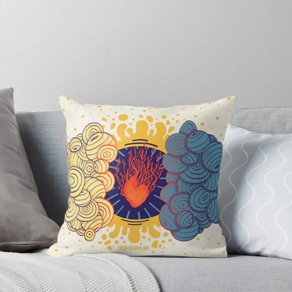 

Heart on fire Throw Pillow Couch Pillows Christmas Covers Luxury Room Decorative Cushions pillow