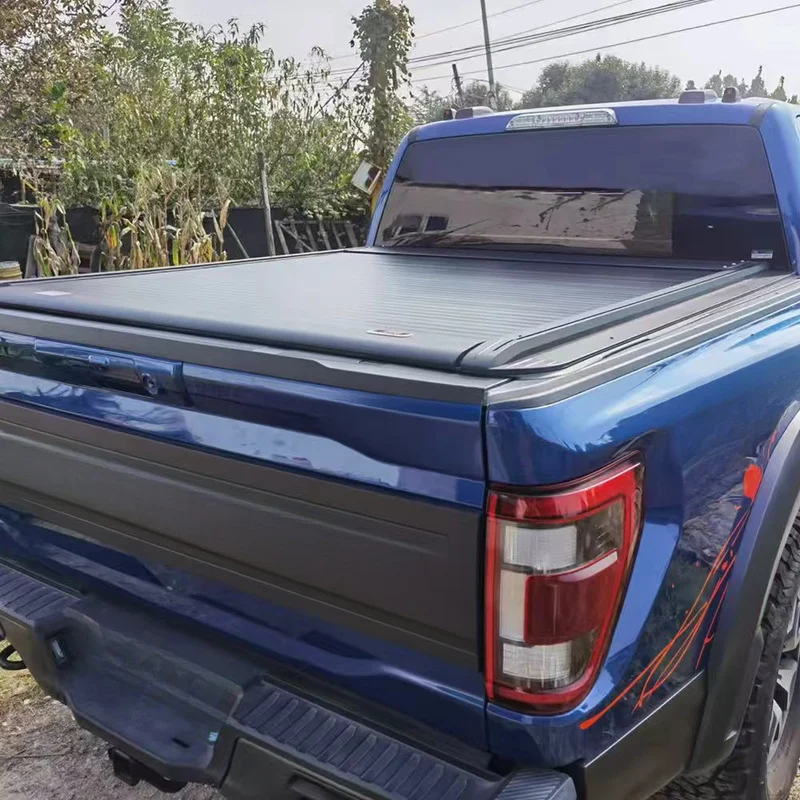 High Quality Ranger Waterproof Aluminum Heavy Power Retractle Tonneau 4Wd Offroad Pickup Bed Cover Lid