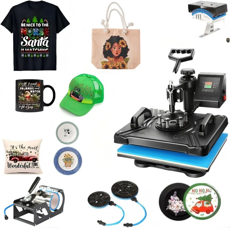29 * 38Cm multi-function hot pressing five-in-one combination shaking head heat transfer machine