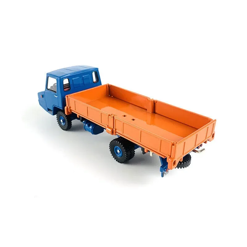 Car Model For Collection Berliet Stradair Benne Basculante Laterale Orange & Blue 1/43 Model CL6921 NOREV