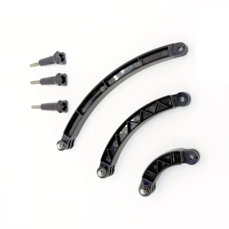 휴대용 헬멧 암 확장 곡선 폴리 세트 7.50cm/13.50cm/19.50cm 액션 카메라 선택 나사 세트