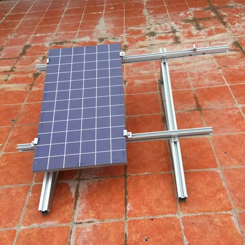 Easy to Install Solar Panel Triangle Brackets Flat Roof Installation for Solar Mounting System - Detail 1