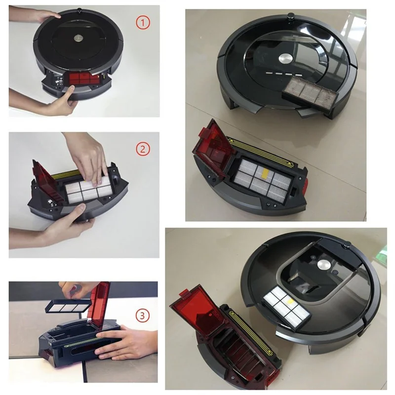 Accesorios para filtros Hepa para Roomba 960 980 870 880 960 877 871 880 890 891 805 cepillo de limpieza de material de calidad