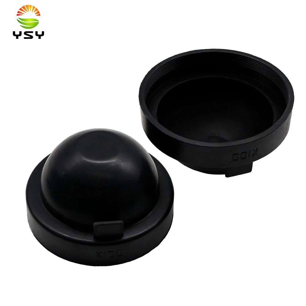 

2Pcs Car Headlight Bulb Dust Cover 100mm Rubber Universal Car LED HID Housing Seal Cap Dust Cover