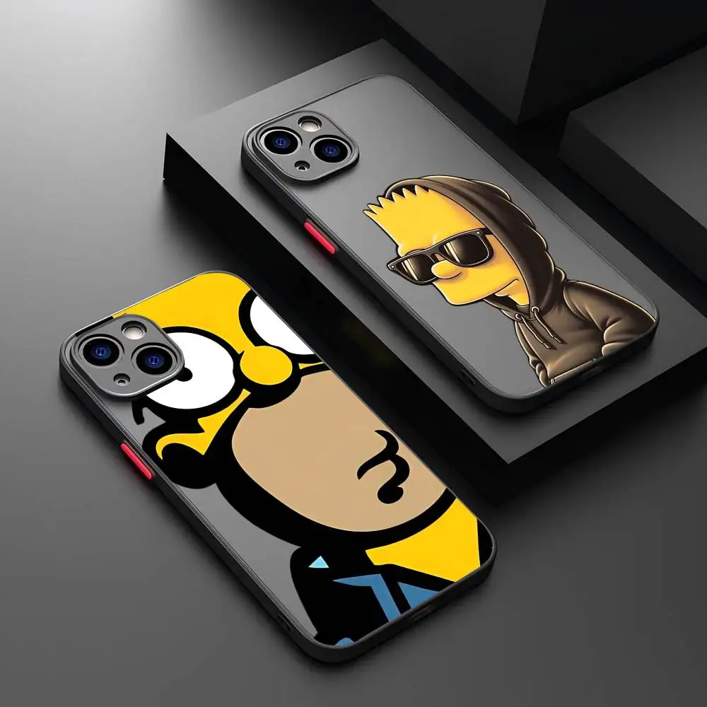 حافظة لهاتف آيفون 14 11 12 13 Mini Pro Max 8 7 Plus X XR XS MAX غطاء غير لامع شفاف #1