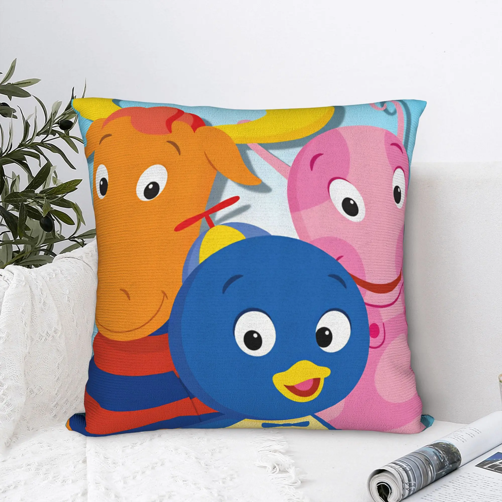 The Backyardigan Pillow Case  Soft Pillow Cover Fashion Cushion Cover For Sofa Bedroom Home Decor