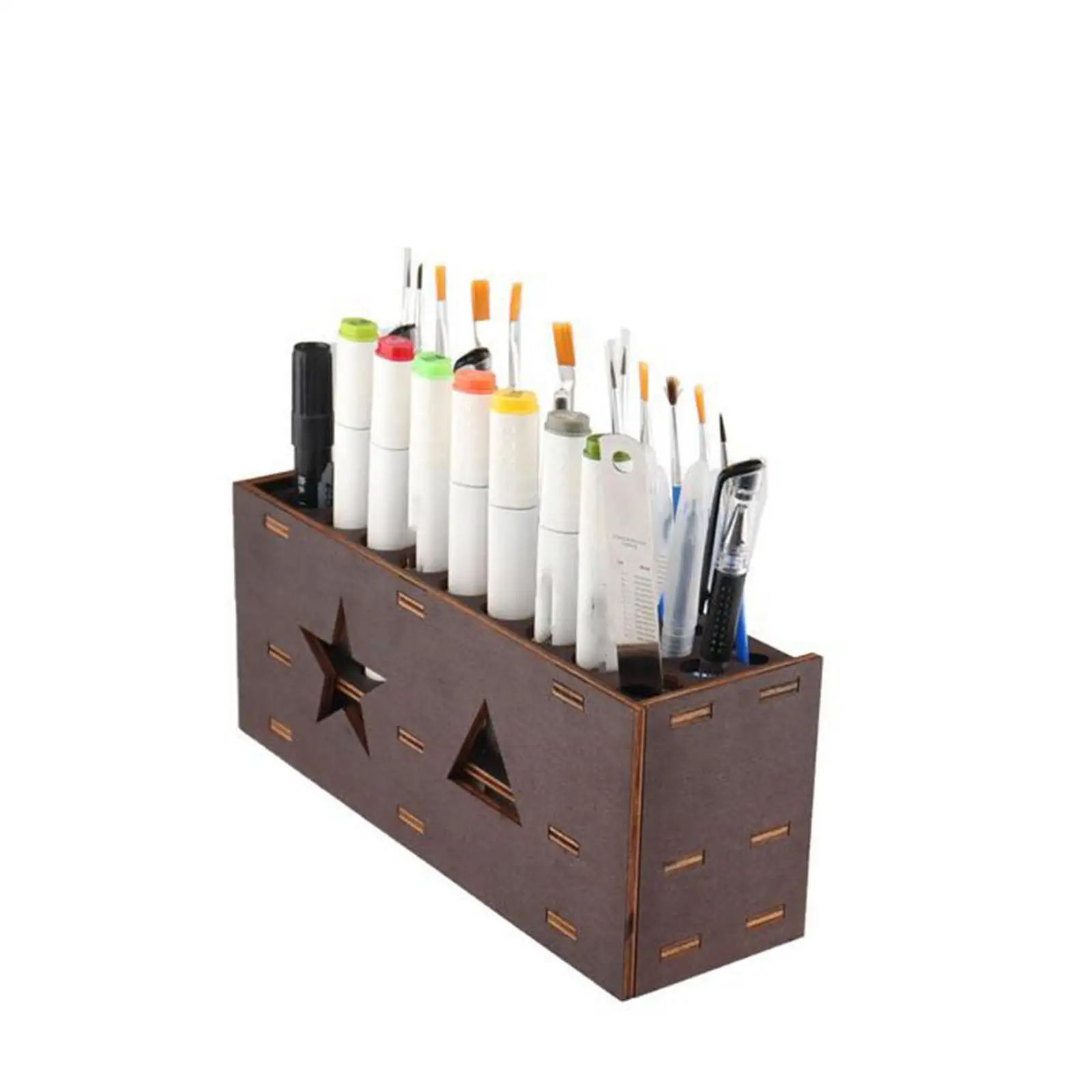Pen Holder Display Stand Tabletop Organization Pencil Stand Organizer Paint Brush Holder for Home Sketch Outdoor Office Desktop