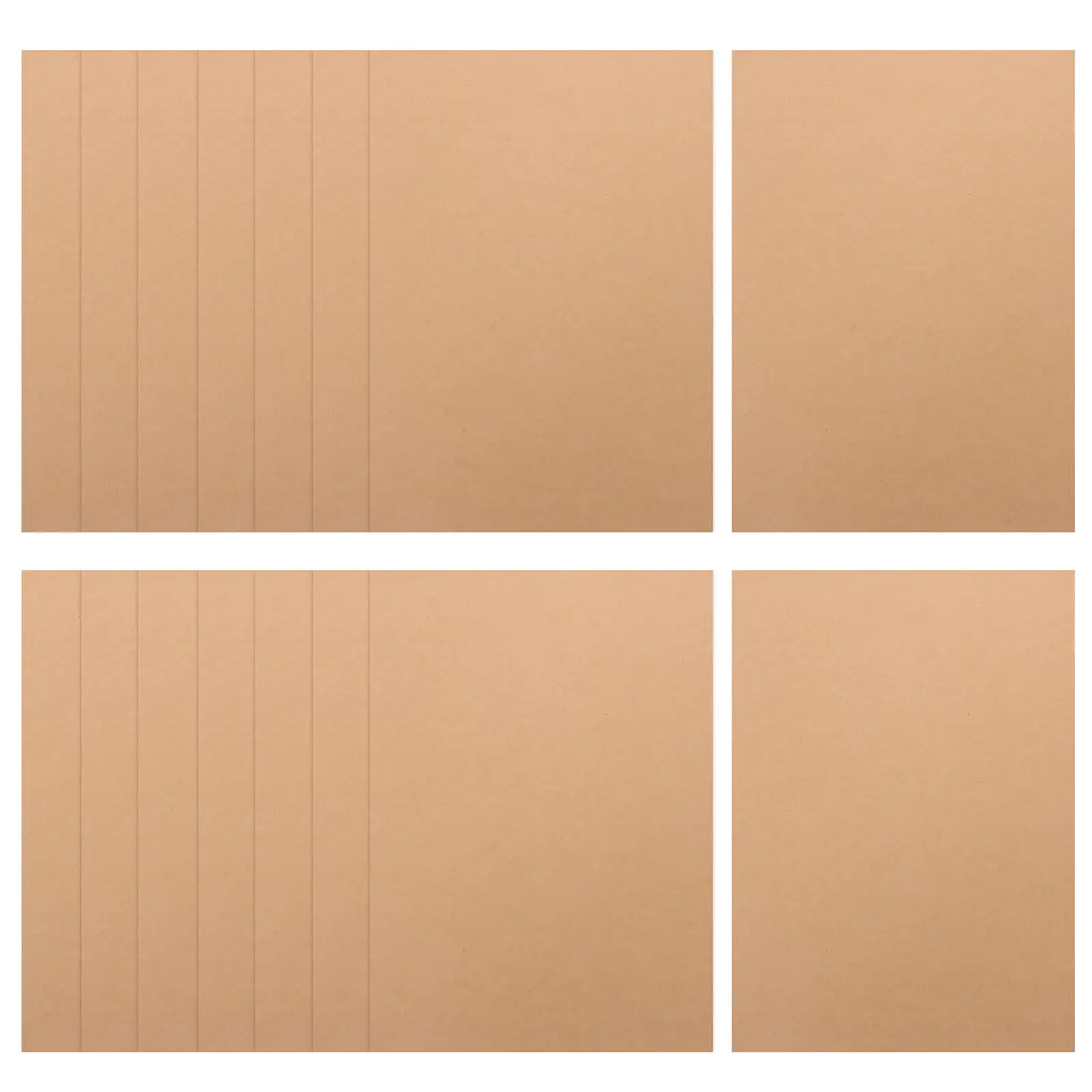 Brown Kraft Cardstock Paper 100 Sheets 180gsm Thick Card Stock for Scrapbooking Invitations and Crafts