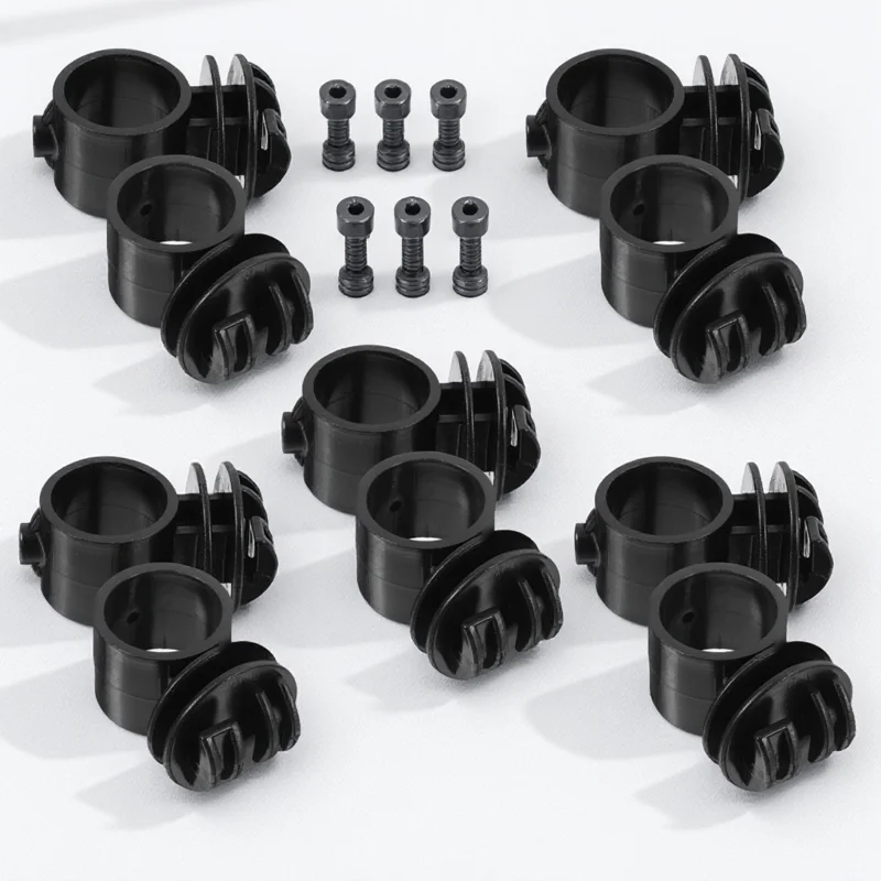 

10pcs Electric Fence Plastic Wire Insulators For Farming Replacement Diy Fence Tools Portable Post Insulators Animal Fencing