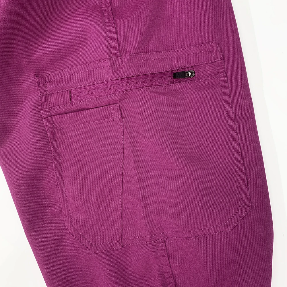 Frauen Scrubs Krankenschwester Zubehör Medizinische Uniform Unisex Slim Fit Komfort Klinische Frauen Operationssaal Arbeitsuniform Jogger Anzug – Detail 28