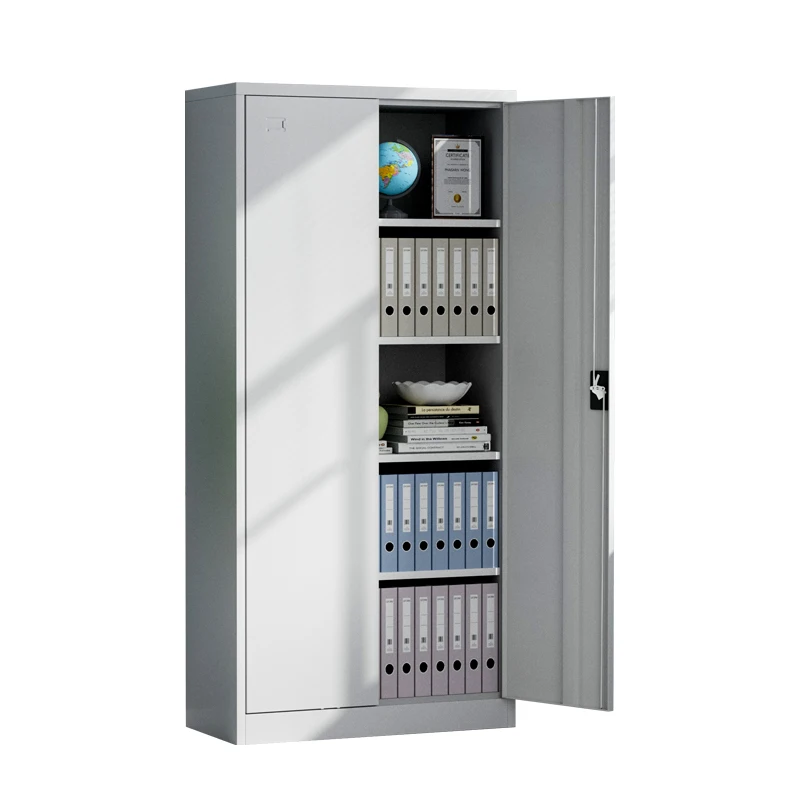 High Security 5 Layers File Storage Cabinet, Modern Home Office Metal Furniture Storage Cabinet, Swing Door Locking File Cabinet