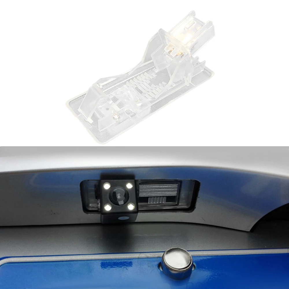 1pc Transparent License Plate Lights Housing for Renault Scenic 3 III for Renault Espace 4 for Renault Clio 3 III Clio 4 IV
