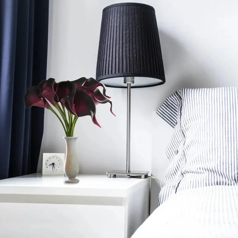 Nouveau modèle 2026 – Mini Calla Lily en PU, fleur artificielle pour décoration de mariage, bouquet de mariée au toucher réaliste