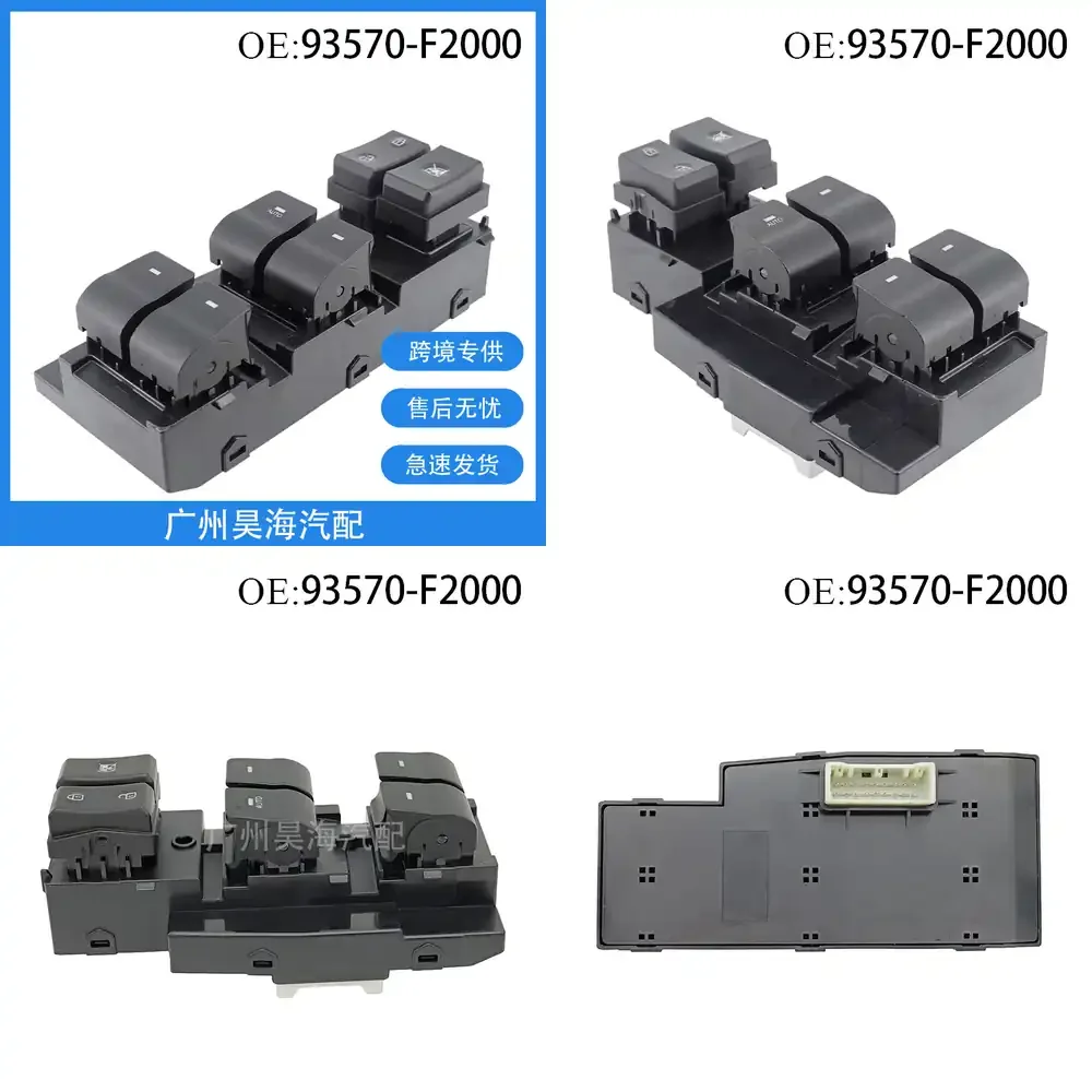 

Glass Window Power Switch for Hyundai Elantra 2017 2018 2019 2020 93570 F2000 Auto Car Door Window Lift Control Switch