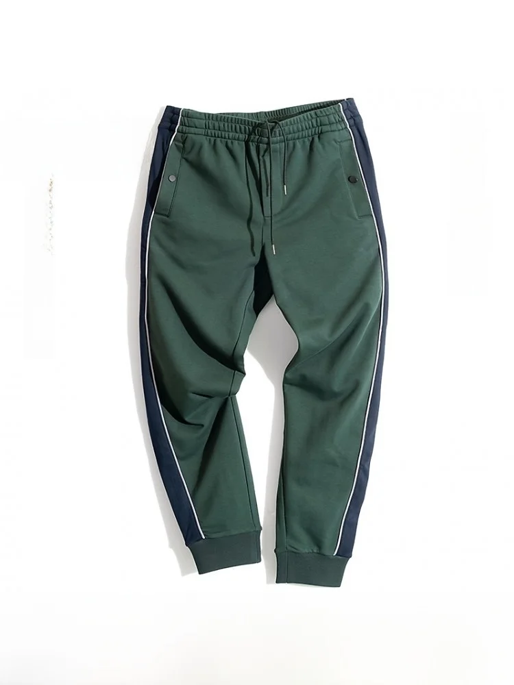 

Свободные повседневные мужские спортивные брюки для осени, модные городские брюки для мужчин среднего и старшего возраста, удобные длинные брюки