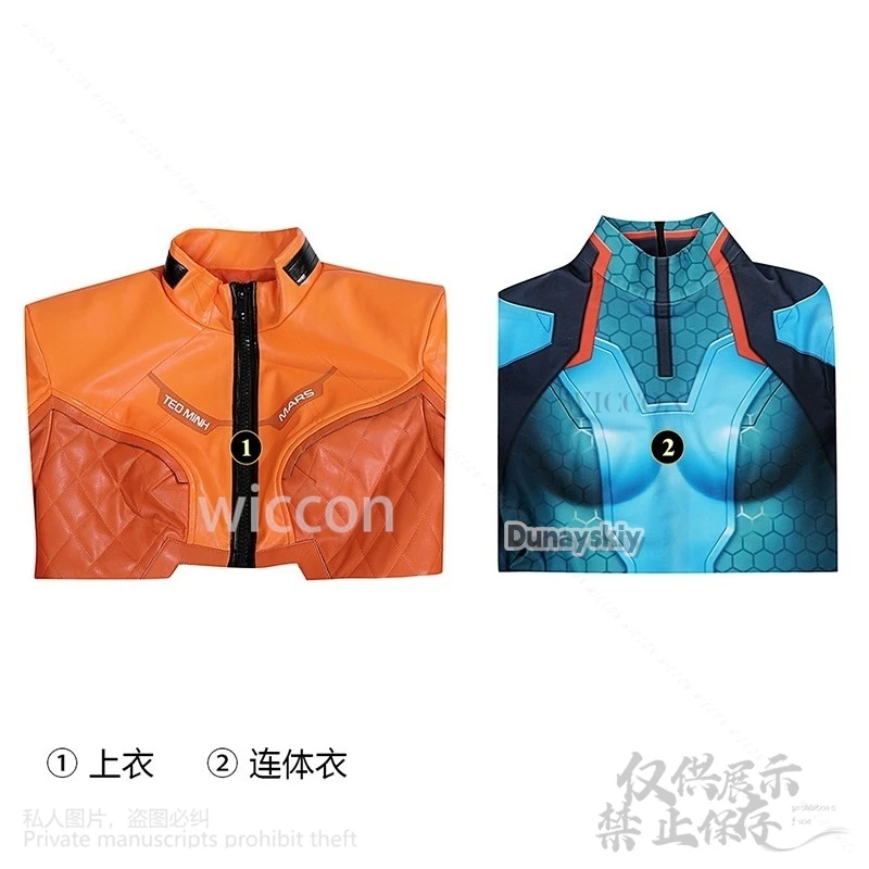 Anime Game Overwatch 2 Cosplay Juno Costume Jumpsuit Coat Wig Suit For Girls Woman Halloween Christmas Party Cos Customized
