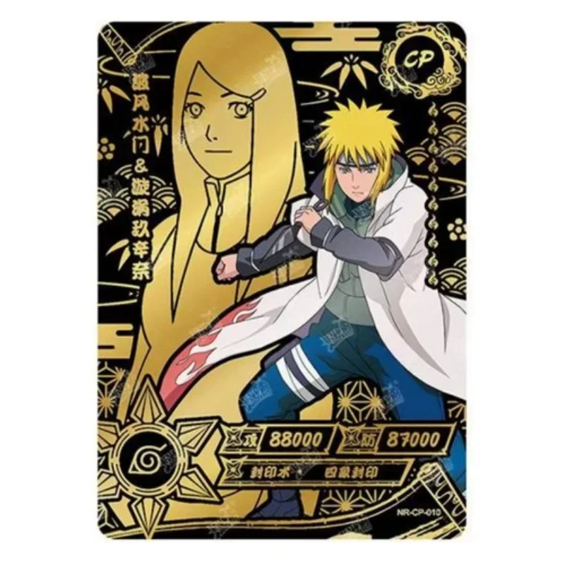 KAYOU-Juego de cartas auténticas de Naruto, cartas de colección de Anime Whirlpool, Orochimaru, Obito, Black Golds, CP, todo el capítulo