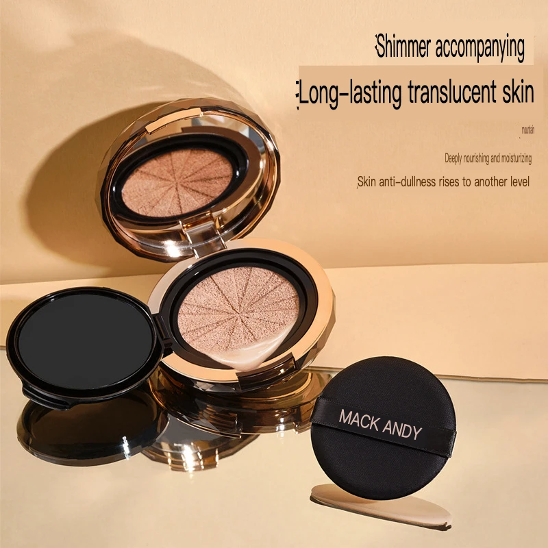 

Maco Andy Hydra Non-stick Essential Air Cushion For Long Stay Makeup Lightweight Concealer BB Cream With Replacement