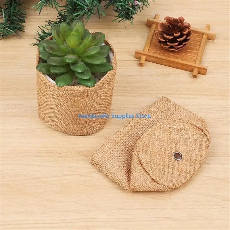 R1WA Practical Linen Bags for Plant Insulation Pouches for Potato and Carrot Keeping