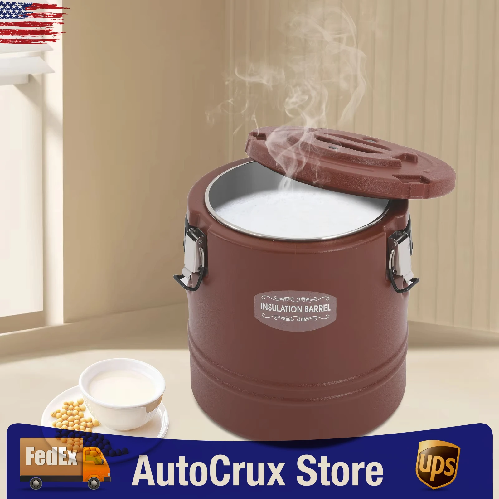 15リットル断熱バケツ、断熱スープ容器、業務用断熱バケツ