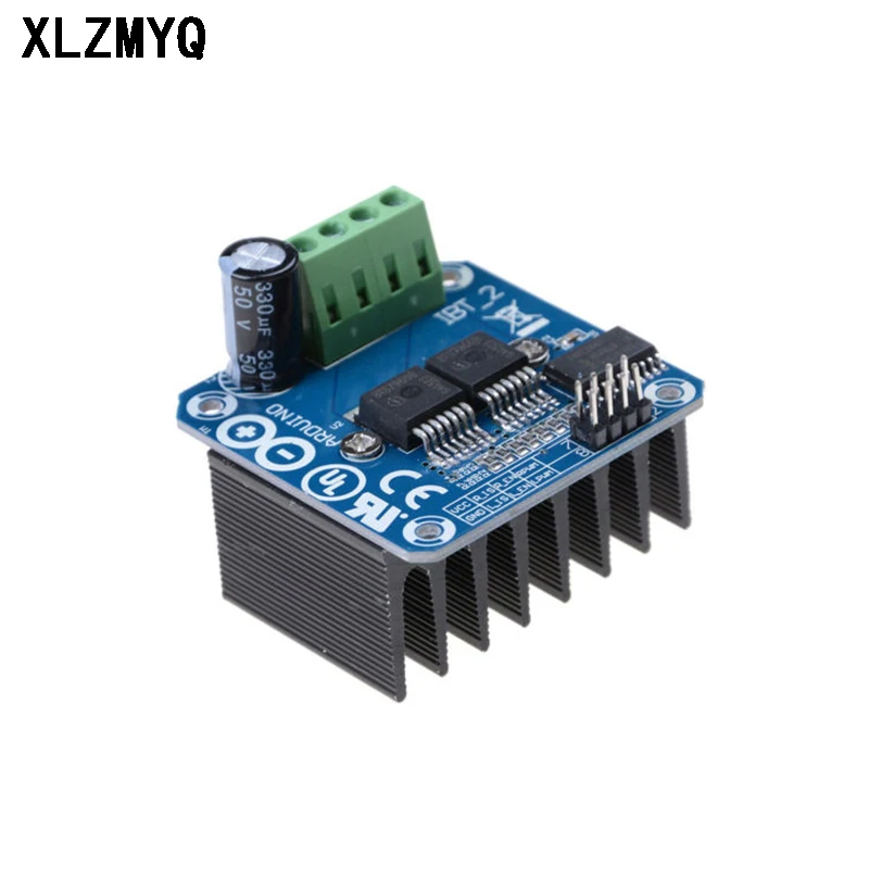Double BTS7960 43A H-bridge High Power Motor Driver Module For Arduino MCU DIY Smart Car Robot Current Diagnostic DIY Electronic