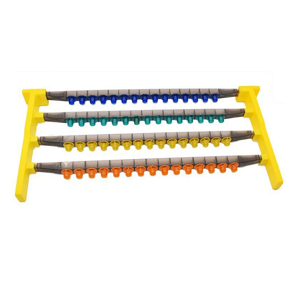 100 Sets Complete JzBz Cell Bar Kit 2 Frame Side Bars with 4 Cells Bar Sheet Top Bar Cell Cups Holder Queen Bee Breeding Tool