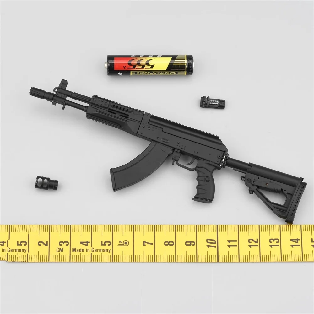 เขื่อน DAMTOYS 78100 รัสเซีย Action Figure Sniper อาวุธหลัก AK15 คลิป PVC วัสดุสลิงไม่จริงสําหรับ 12 "รูป 1/6