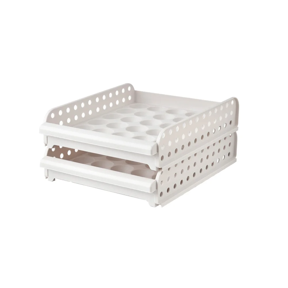 

Stackable Eggs Food Stackable Box Egg Tray Grade Plastic Refrigerator ganizer Storage Egg Storage Box Container