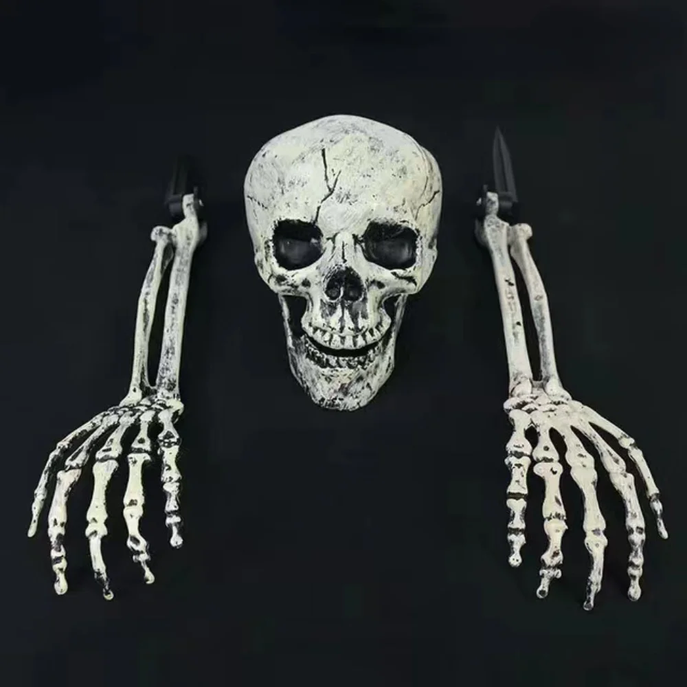 Halloween Party Skull Arm Three-piece Suit 3 Piece Halloween Horror Buried Alive Skeleton Skull Garden Yard Lawn Decorations