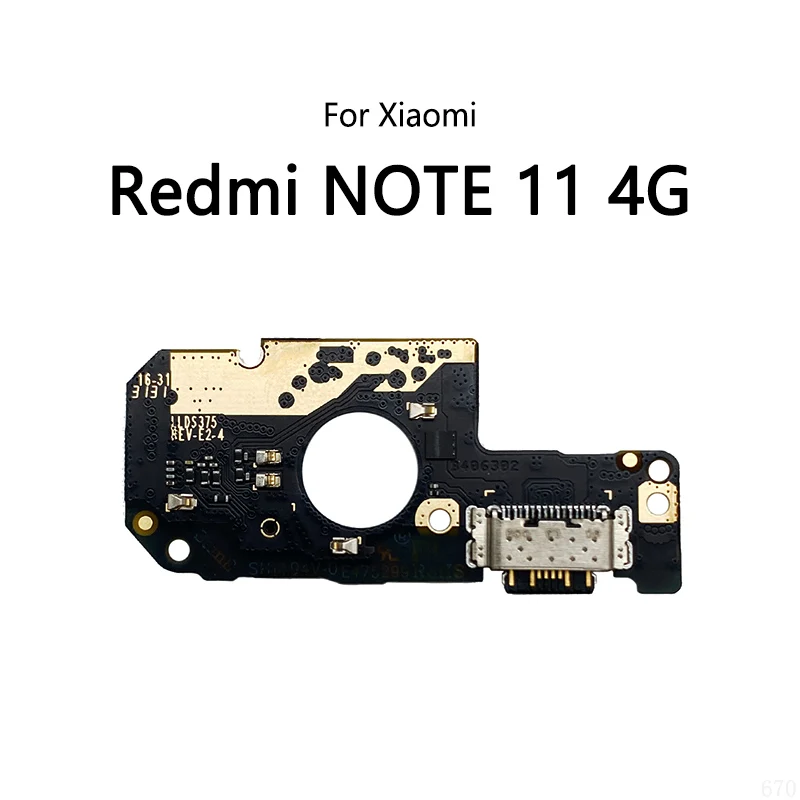 USB Charging Dock Port Socket Jack Plus Connector Charge Board Flex Cable For Xiaomi Redmi NOTE 11 Global 4G 11S 11E 11T Pro 5G