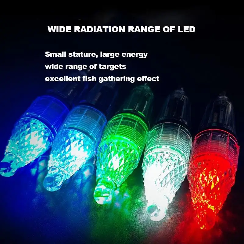 Fishing Lights Night Fish Finders Underwater Super Waterproof Fluorescent Glow In The Dark LED Light