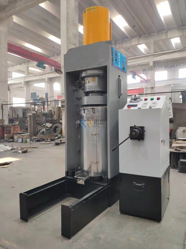 2023 pressa a vite per olio idraulico in vendita semi di noci estrattore per olio di alghe con secchio singolo