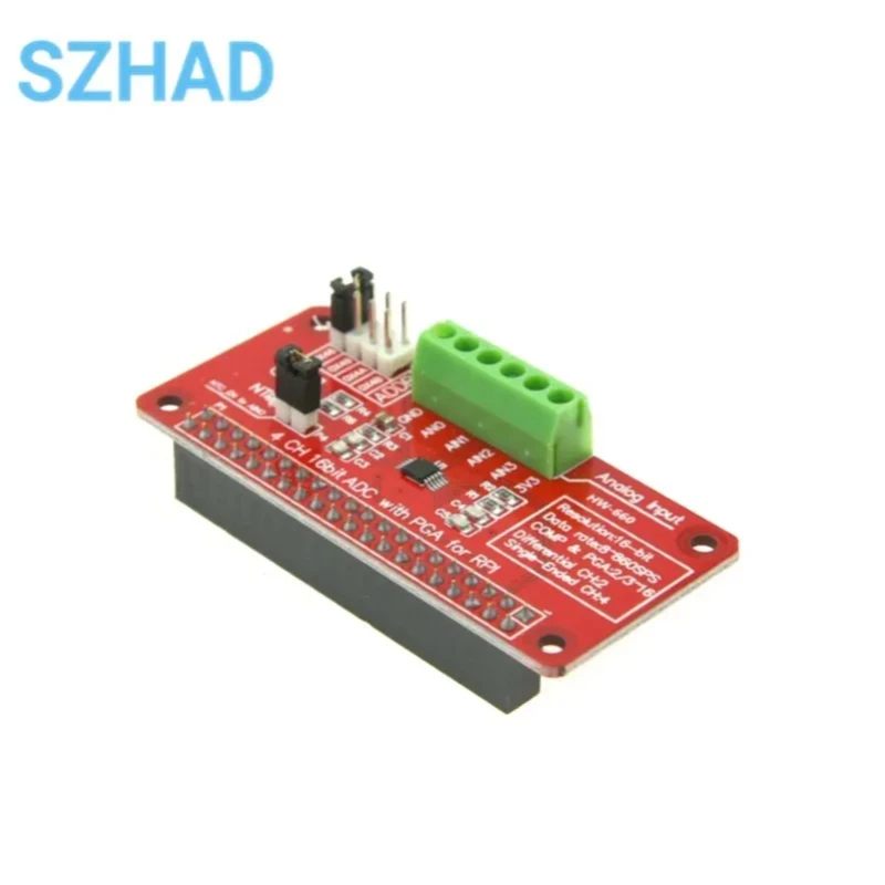 ADS1115 3.3V ADC Module For Raspberry Pi 3/2/B+ I2C RPI-ADS1115-ADC Analog To Digital Converter Module