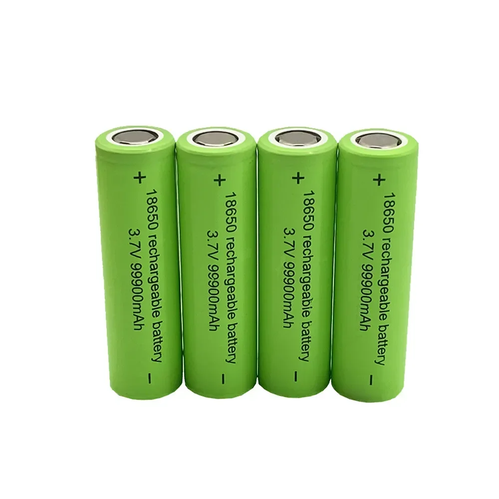 3.7V 18650 Lithium Battery High capacity 99900mah Rechargeable Batteries For Flashlight Toy electrical Portable Bateria Parts