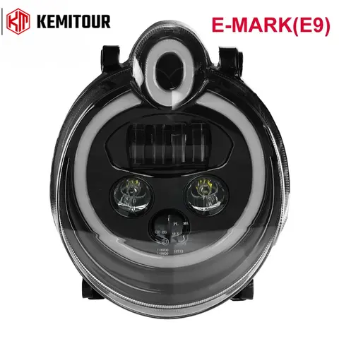 E9 Headlight For Yamaha VMAX 1700 LED Motorcycle Lights Low Beam Headlamp Assembly DRL Waterproof With E-MARK