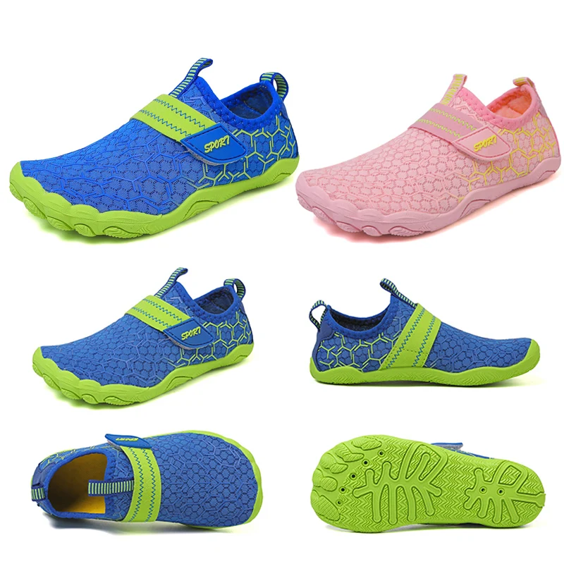 Kids Aqua Shoes Summer Beach Five Fingers Barefoot Boys Girls Water Shoes Swimming Lightweightl Seaside River Children Sneakers