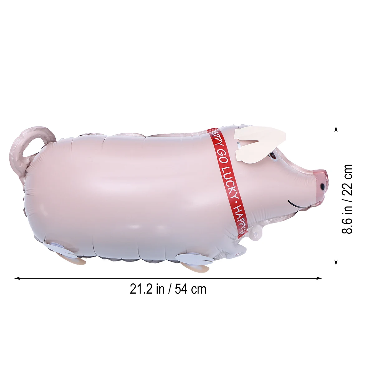 

2Pcs Walking Pig Balloons Foil Birthday Party Decorations Reusable SelfSealing Valve Animal Balloons Kids Gifts
