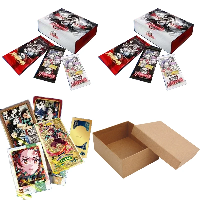 Wholesales Demon Slayer Collection Cards Kami Wenchuang Demon Slayer Blade Apocalypty Booster Box Rare Anime Girls Trading Cards