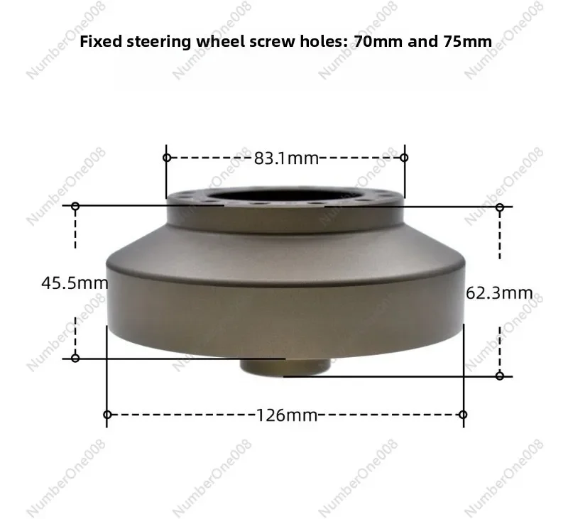 Forged Aluminum Alloy Steering Wheel Adapter Base for E90 E92 E93 E84 E87 X1 3 Series M3