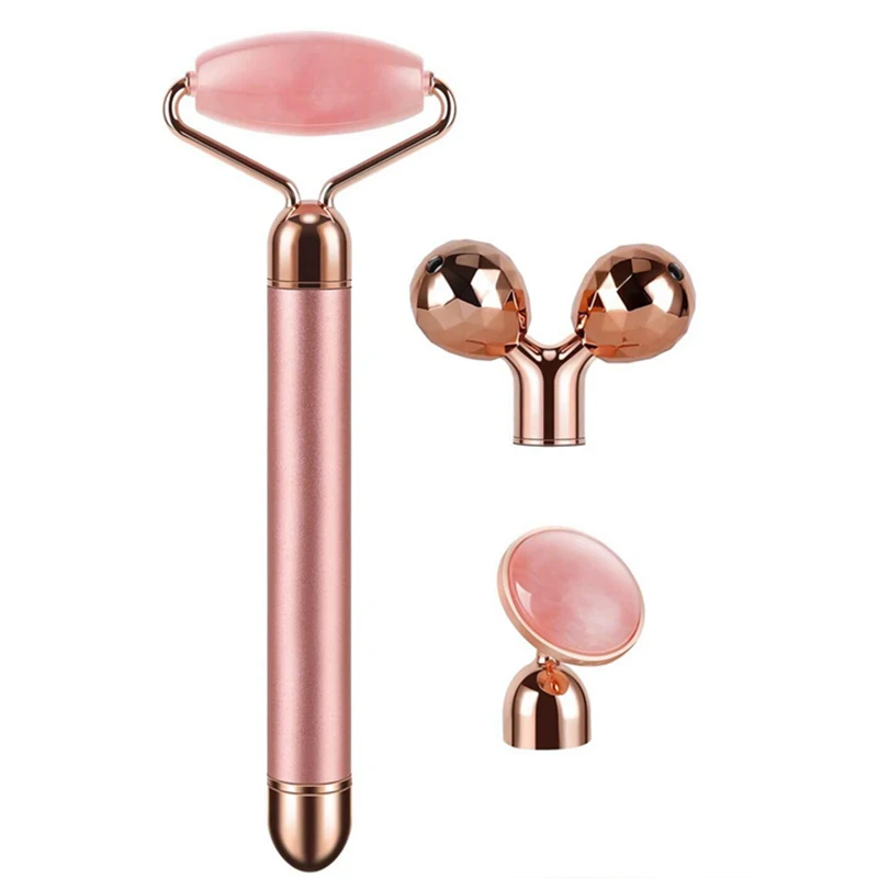 

Face Lift Bar Roller Vibration Face Slimming Massager Facial Stick Facial Beauty Skin Care T Shaped Vibrating Beauty Tool