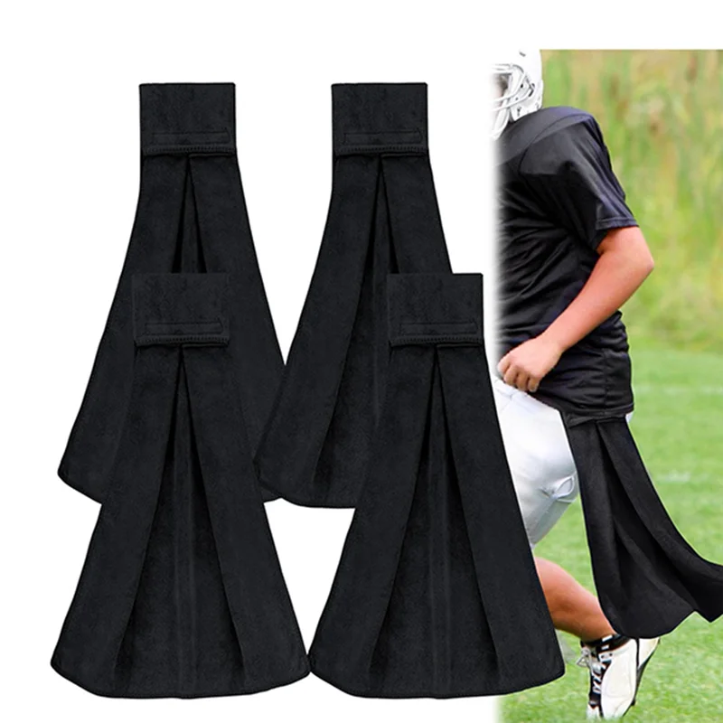 ผ้าเช็ดตัวฟุตบอล ABHQ-4Pcs ผ้าเช็ดตัวฟุตบอลควอเตอร์แบ็คที่มีคุณสมบัติการดูดซับสูง ผ้าเช็ดมือซอฟต์บอลเนื้อนุ่มสำหรับผู้ขว้างกีฬากอล์ฟ